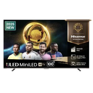 Hisense 100 inch 100U7Q | Mini-LED 165Hz VRR QLED Smart TV