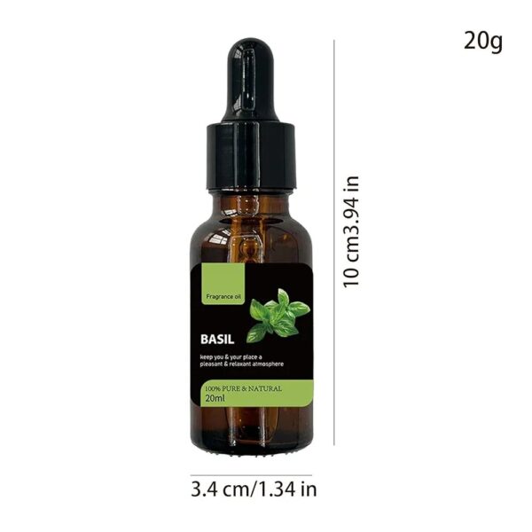Aroma Essential Oil Aromatherapy 20ML - Basil Scent - Image 6