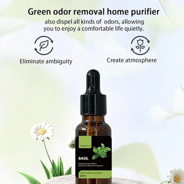 Aroma Essential Oil Aromatherapy 20ML - Basil Scent - Image 3