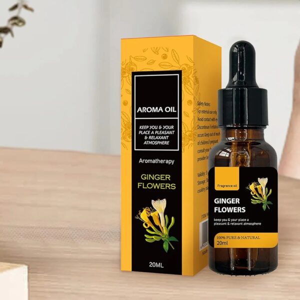 Aroma Essential Oil Aromatherapy 20ML - Ginger Flowers Scent - Image 4