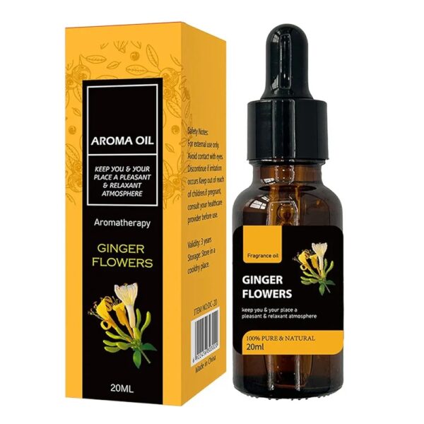 Aroma Essential Oil Aromatherapy 20ML - Ginger Flowers Scent - Image 5