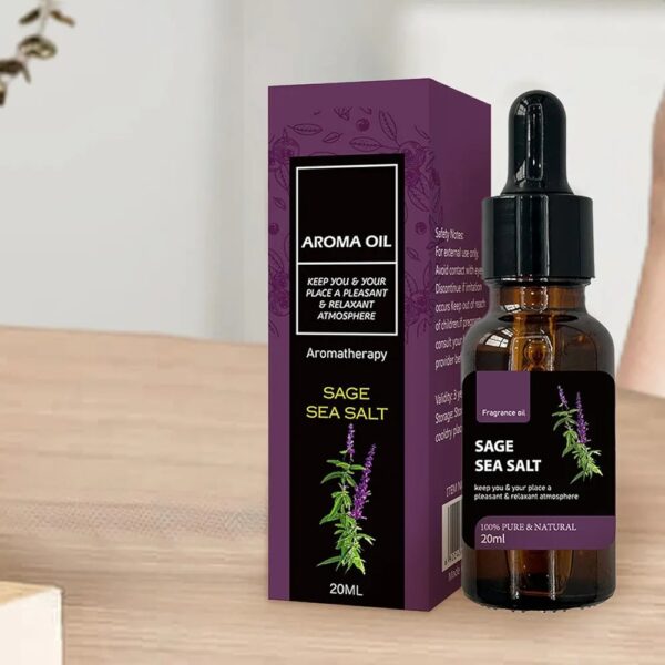 Aroma Essential Oil Aromatherapy 20ML - Sage Sea Salt Scent - Image 8
