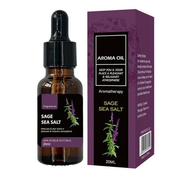 Aroma Essential Oil Aromatherapy 20ML - Sage Sea Salt Scent - Image 4