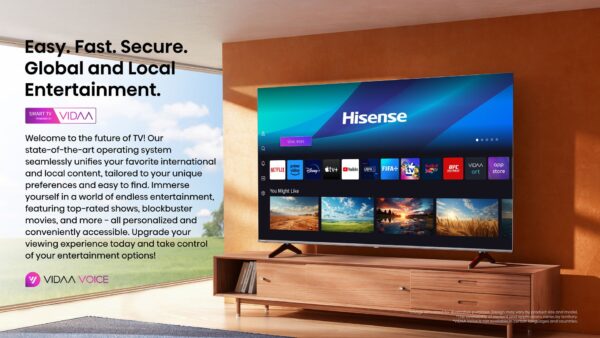 Hisense 75 inch 75A6N UHD 4K VIDAA Smart TV - Image 8