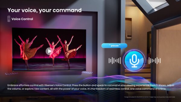 Hisense 75 inch 75A6N UHD 4K VIDAA Smart TV - Image 9