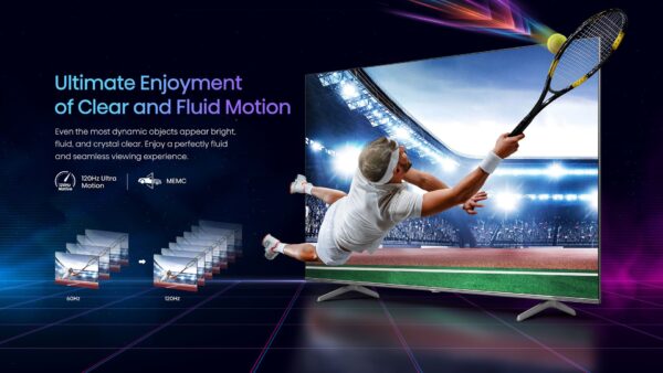 Hisense 100 inch 100Q7N QLED 4K VIDAA Smart TV - Image 7