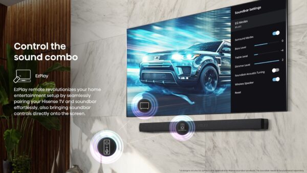 Hisense 55 inch 55A6Q | UHD 4K VIDAA Smart TV - Image 2