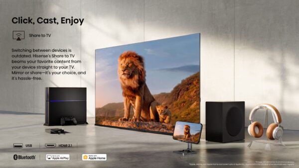 Hisense 55 inch 55A6Q | UHD 4K VIDAA Smart TV - Image 3