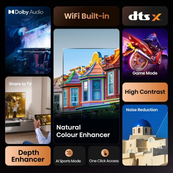 Hisense 43 inch 43A4Q | FHD VIDAA Smart TV - Image 7