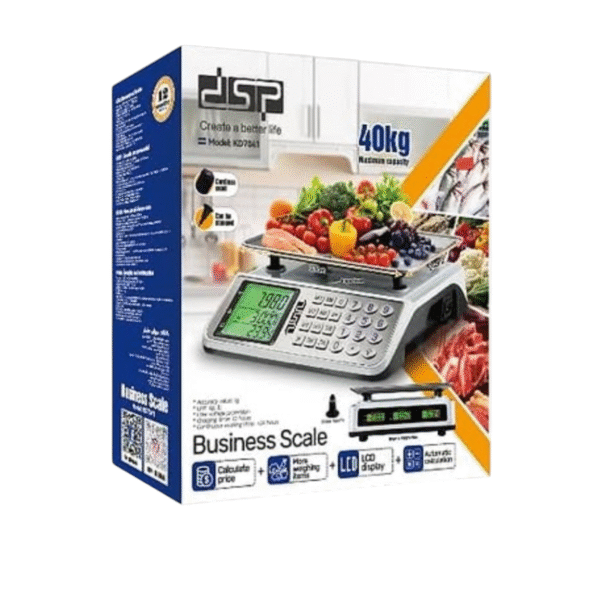 DSP Kitchen Business Weighing Scale 40KG KD7041 - Image 7