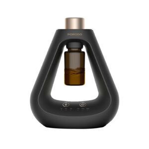 Porodo Lifestyle Aroma Sphere Waterless Diffuser, 1200mAh Battery Capacity, Cold Diffusion, 3 Mist Mode, 10ml Bottle Capacity, Up to 7 days Working Time (Black)