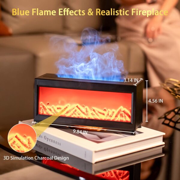 Flame Humidifier Fireplace Flame Diffuser for Desktop Office Decor Home Room - Image 4
