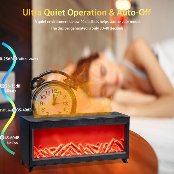 Flame Humidifier Fireplace Flame Diffuser for Desktop Office Decor Home Room - Image 6