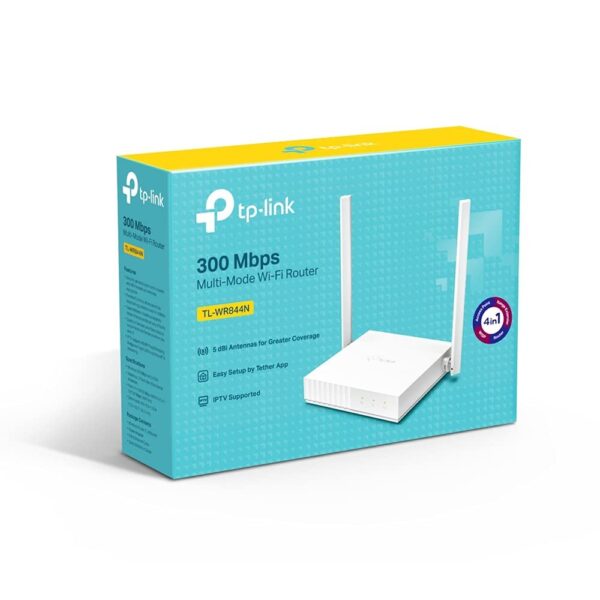 Tp-Link TL-WR844N 300Mbps Multi-Mode WiFi Router Range Extender - Image 4
