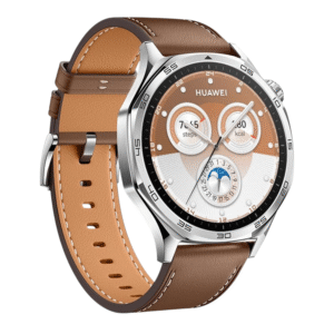 HUAWEI Watch GT 5 46mm Smartwatch, up to 14 Days Battery Life, All New Running and Cycling Sports Smart Watch, Sharp Edged Design, Health Tracking, Compatible with iOS and Android, Brown.