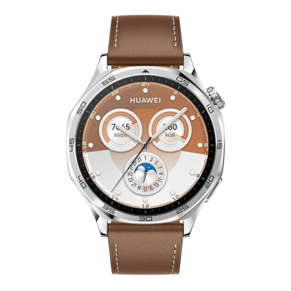 HUAWEI Watch GT 5 46mm Smartwatch, up to 14 Days Battery Life, All New Running and Cycling Sports Smart Watch, Sharp Edged Design, Health Tracking, Compatible with iOS and Android, Brown. - Image 3