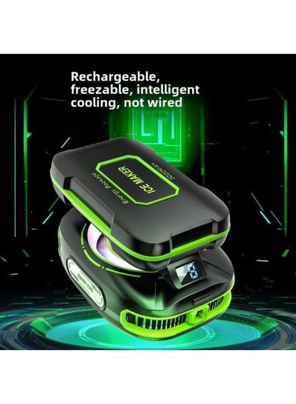 Phone Cooler With 3000mAh Battery JS85 Phone Silent Magnetic Phone Cooler / Back-clip Ice Freeze Cooling Radiator - Image 6