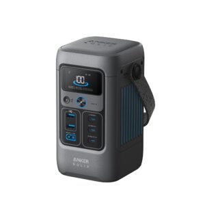 Anker SOLIX C200 DC Power Bank Station (60,000mAh), 192Wh Portable Power Station, LiFePO4 Battery, 200W Solar Generator, For Outdoor Camping, Traveling and Emergencies