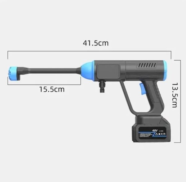 MDHL 8109 Brushless Motor Electric Pressure Washer Car Washing Machine 48VH Car Water Gun with Tool Box - Grey/UK Plug - Image 2