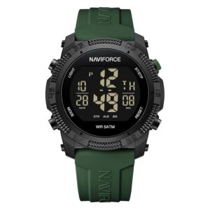 Naviforce Sports Waterproof Men Digital Watch - Green