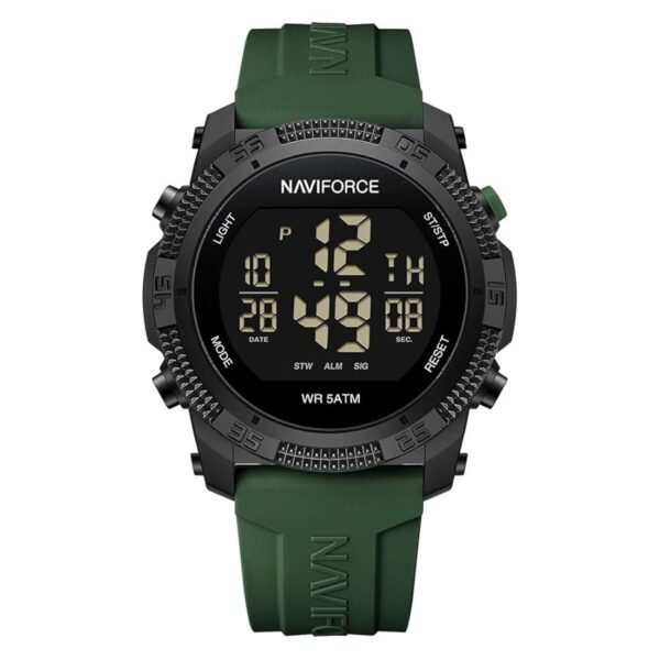Naviforce Sports Waterproof Men Digital Watch - Green