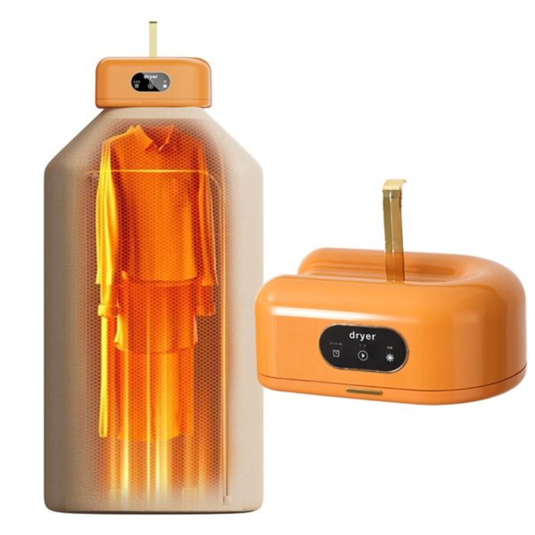 Portable Foldable Clothes Dryer Machine 110V Electric, Fast Drying for Apartments | RV | Camping |  Large Capacity 10 Items | Compact Space-Saving Design | Dual Modes and Auto Shutoff