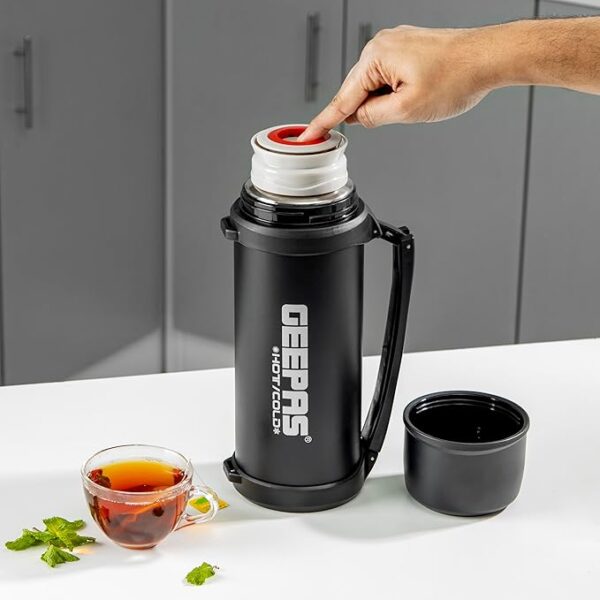 Geepas 2.2L Vacuum Flask Stainless Steel GSVB4113