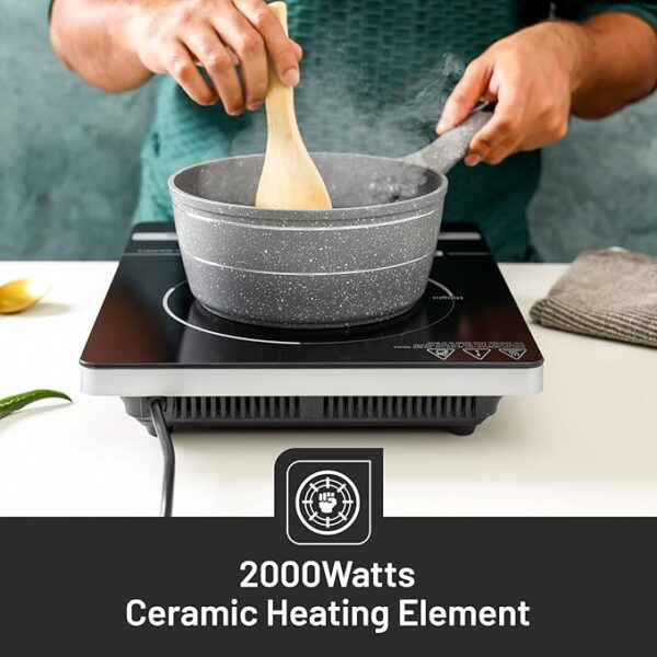 Geepas Digital Infrared Cooker 4 Digit LED Display 2000W GIC33013