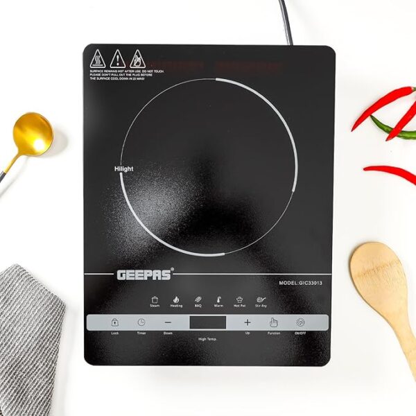 Geepas Digital Infrared Cooker 4 Digit LED Display 2000W GIC33013