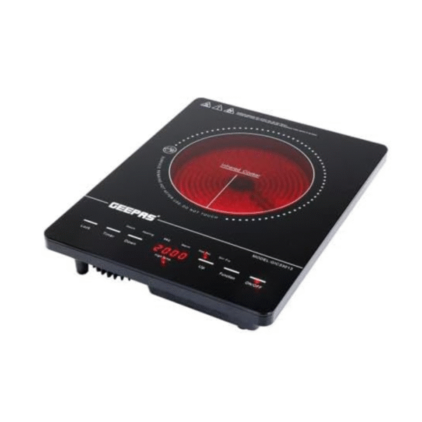 Geepas Digital Infrared Cooker 4 Digit LED Display 2000W GIC33013