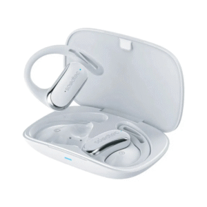 Porodo Soundtec Air Beat Open-Ear Wireless Sport Earbuds | Lightweight, Secure and Powerful Sound - White