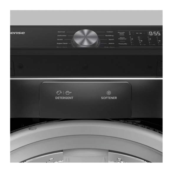Hisense 18kg Top Load Washing Machine WT3I1823UB – Smart Fuzzy Logic, Waterproof Panel, Soak and Multi Programs, Auto Restart
