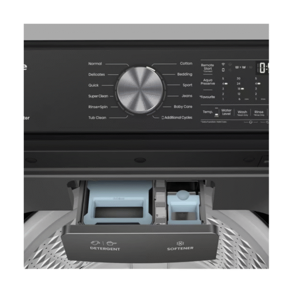 Hisense 18kg Top Load Washing Machine WT3I1823UB – Smart Fuzzy Logic, Waterproof Panel, Soak and Multi Programs, Auto Restart