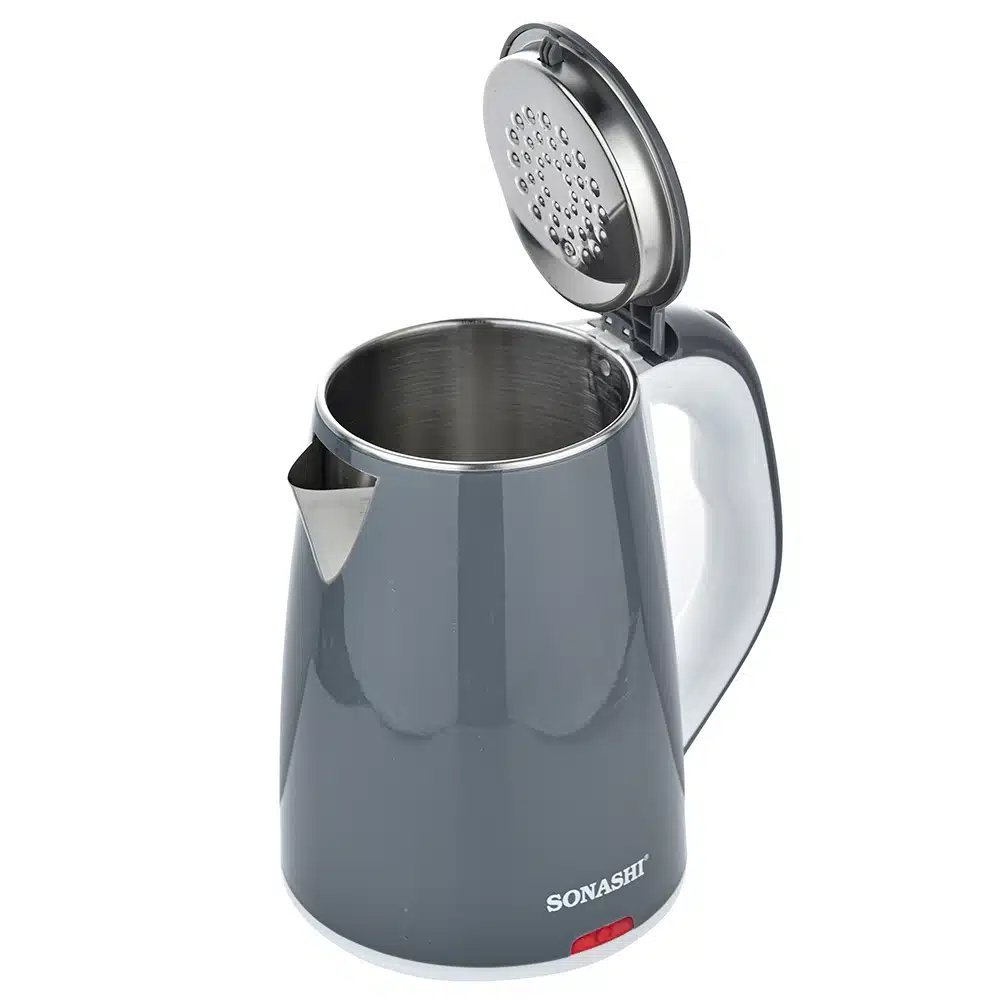 Sonashi 1.8L Cordless Stainless Kettle SKT-1811N Grey - Image 2