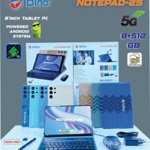 Idino Notepad 25 5G 8 inch 8GB RAM 512GB ROM Dual SIM