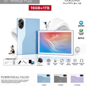 Discover Note 20 Plus 10 inch 16GB RAM + 1TB ROM Dual SIM PC Android Tablet
