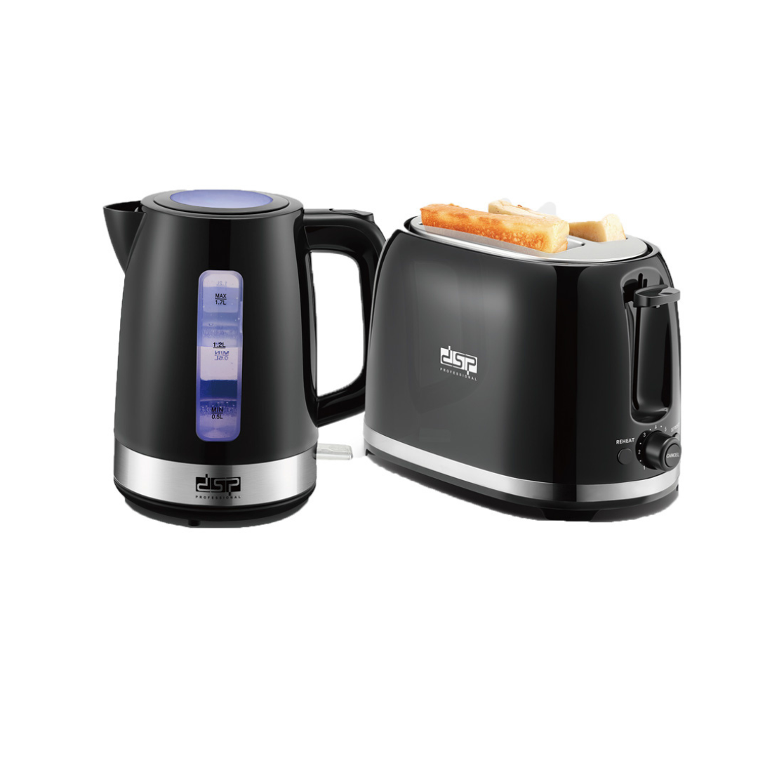 DSP Hot Deal Smart Electric Kettle and Toaster Set