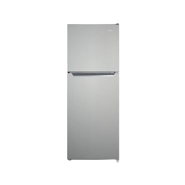 CHIQ 220L Double Door Refrigerator with Top Freezer Defrost CTM220 - Silver - Image 2