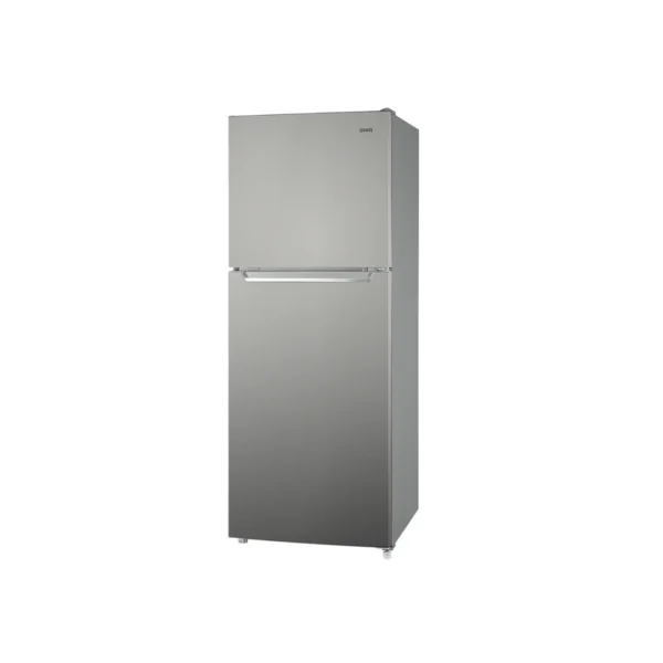 CHIQ 220L Double Door Refrigerator with Top Freezer Defrost CTM220 - Silver