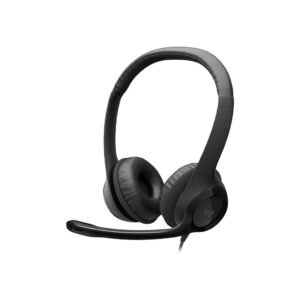Logitech H390 Wired Headset, Stereo Headphones with Noise Cancelling Microphone, USB, In Line Controls, PC/Mac/Laptop