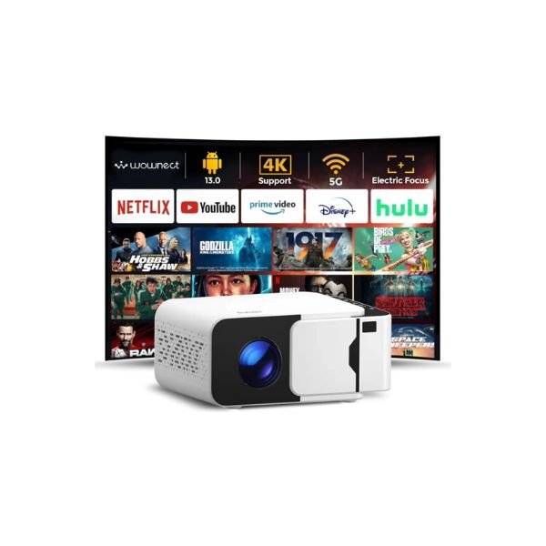 Borrego Smart 6 Portable HD Projector Android Powered Home Cinema