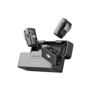 DJI Mic 2 (2 TX + 1 RX + Charging Case) Wireless Microphone, Intelligent Noise Cancelling