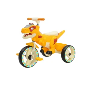 Dinosaur-themed Kids’ Tricycle – Yellow