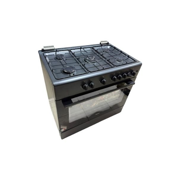 Haier 90x60cm 5 Gas Burners Full Gas Cooker Gas Oven Timer Temperature Auto Ignition