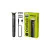 Philips New One Blade Trimmer QP272410,Trim, Edge & Shave Any Length of Hair,3 Stubble Combs, Dual-Sided Blade,Wet & Dry Use, 45min Cordless Use Black & Lime