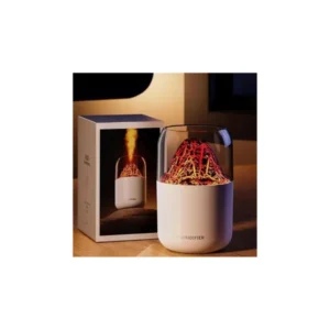 Portable Mini Volcano Humidifier, 300ml Small Cool Mist Humidifier