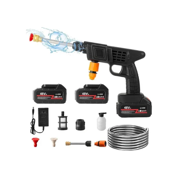 Pressure Car Washer Cordless with 2 Batteries 48V